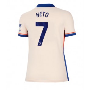 Chelsea Pedro Neto #7 Udebanetrøje Dame 2024-25 Kort ærmer